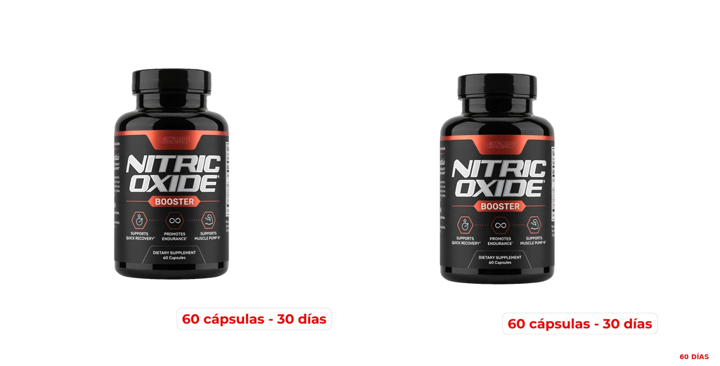 NITRIC OXIDE BOOSTER - Potenciador de Bombeo Muscular | 60 Cápsulas