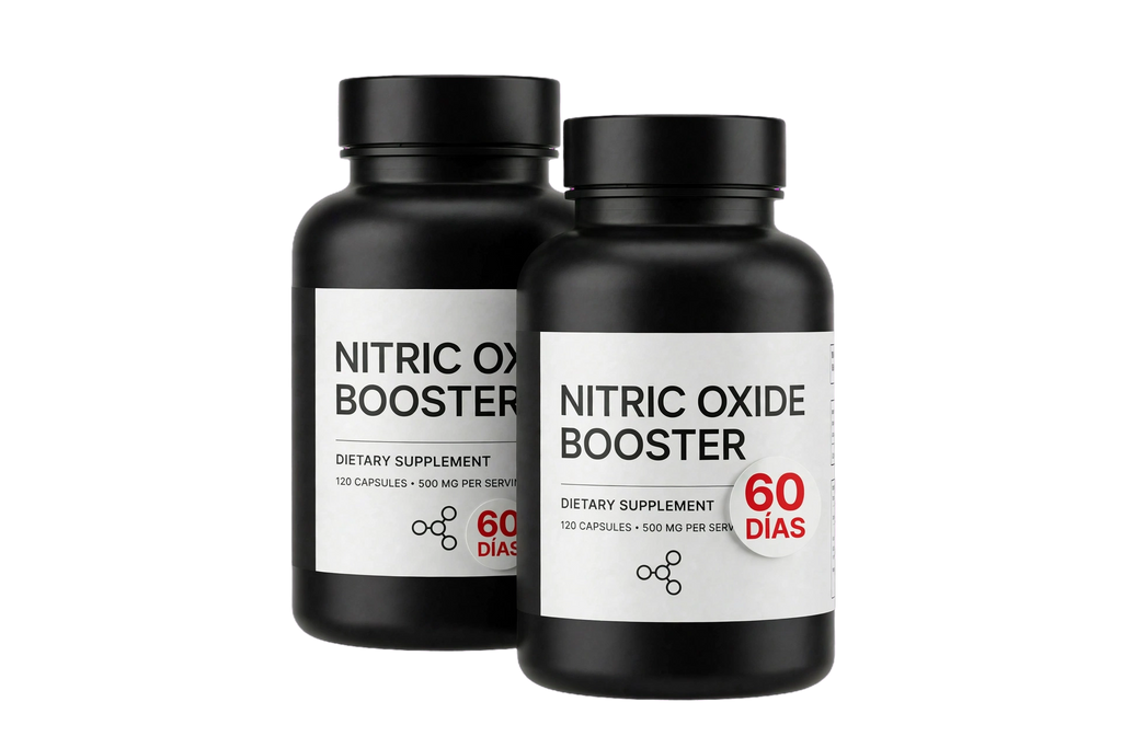 NITRIC OXIDE BOOSTER - Potenciador de Bombeo Muscular | 60 Cápsulas