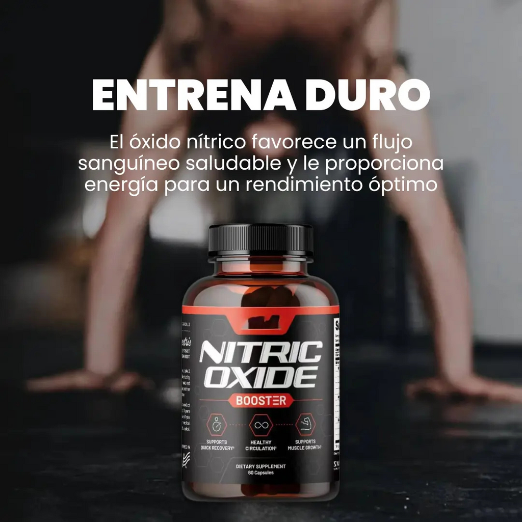 NITRIC OXIDE BOOSTER - Potenciador de Bombeo Muscular | 60 Cápsulas